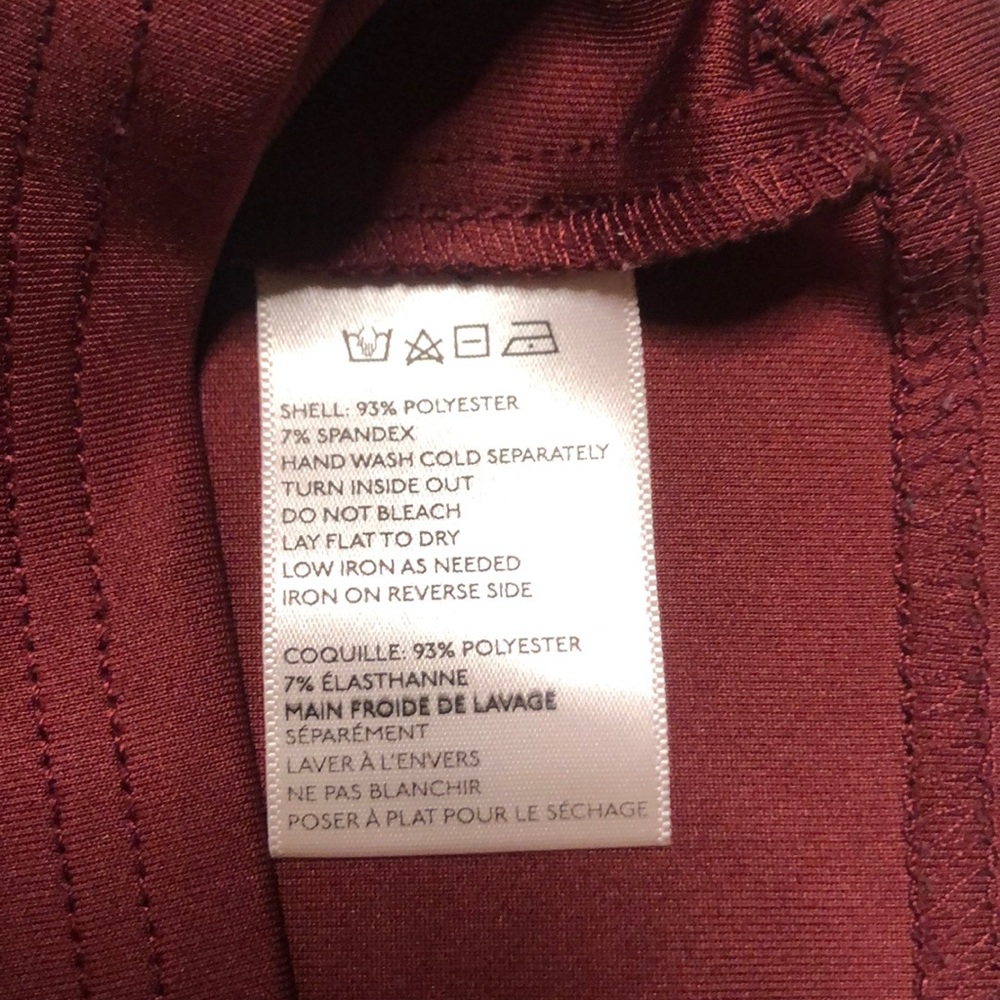 Urban Outfitters Maroon Crop Top - Picture 7 of 7